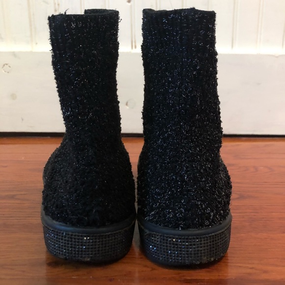 bernie mev. GLITTER SLIP ON SOCK SNEAKERS/ HI-TOP ✨ - Picture 6 of 8